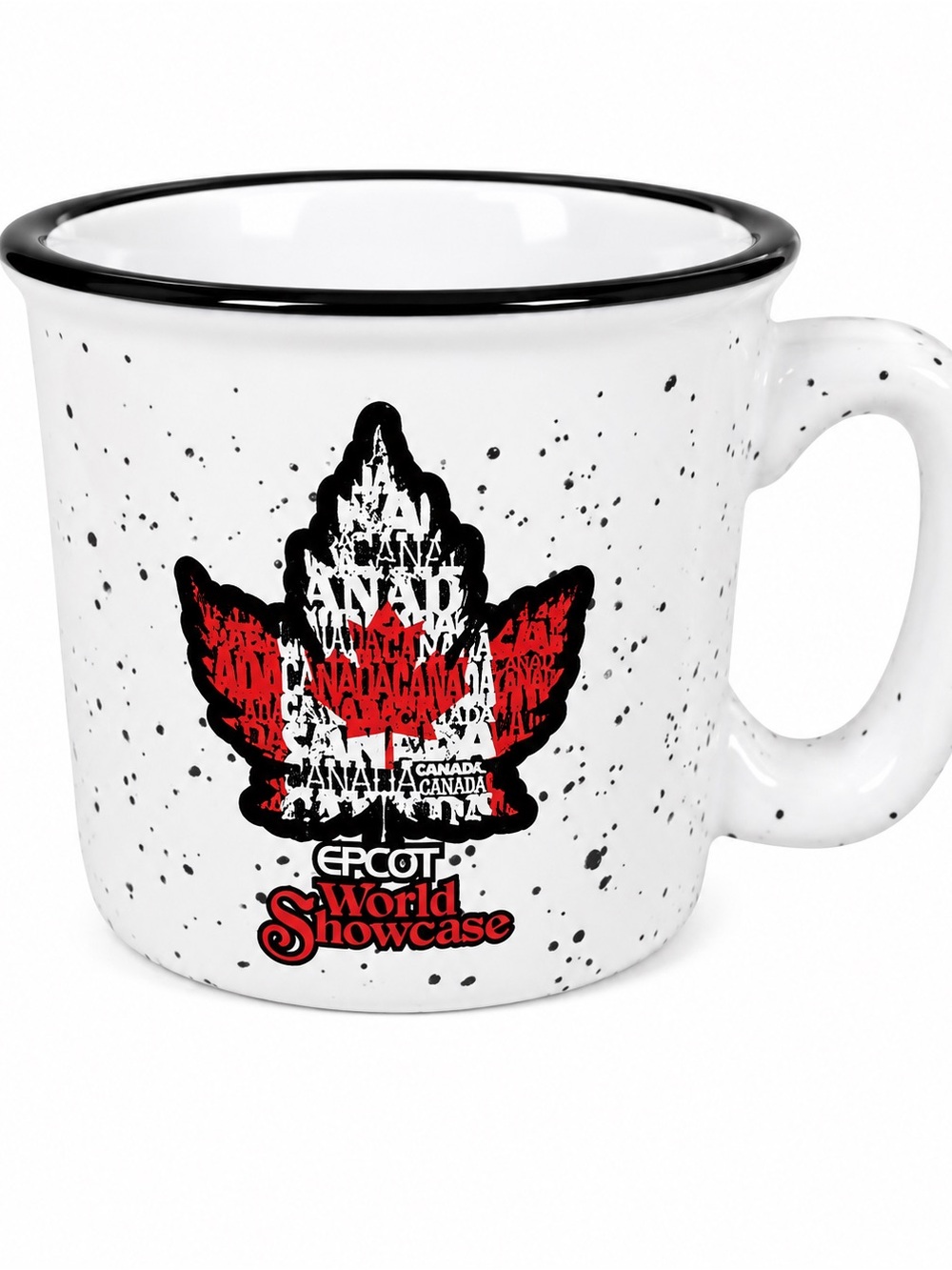 Disney Parks EPCOT World Showcase Canada Maple Leaf Ceramic Coffee Mug
